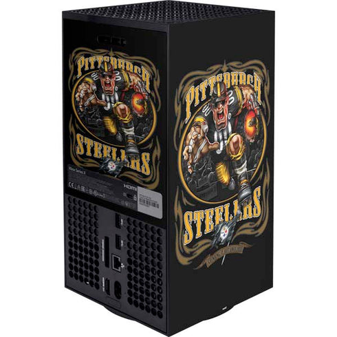 Liquid Blue NFL Pittsburgh Steelers Running Back Xbox Series X Bundle Skin