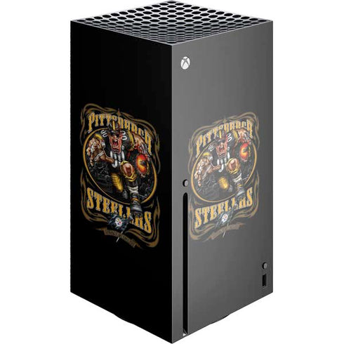 Liquid Blue NFL Pittsburgh Steelers Running Back Xbox Series X Console Skin