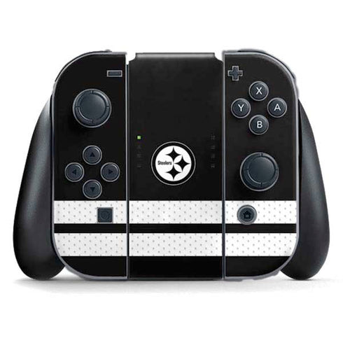 NFL Pittsburgh Steelers Shutout Nintendo Switch (2017-2021) Joy-Con Controller Skin