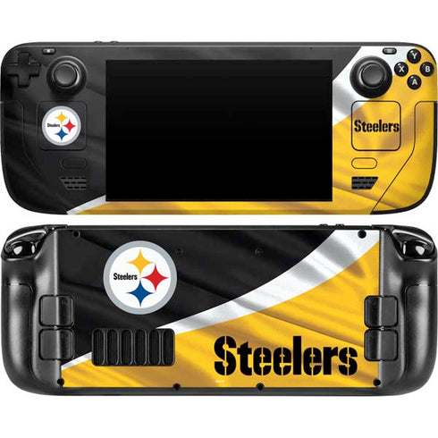 NFL Pittsburgh Steelers Steam Deck Handheld Gaming Computer Skin