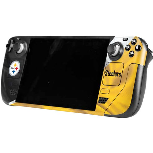 NFL Pittsburgh Steelers Steam Deck Handheld Gaming Computer Skin