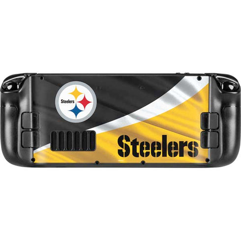NFL Pittsburgh Steelers Steam Deck Handheld Gaming Computer Skin