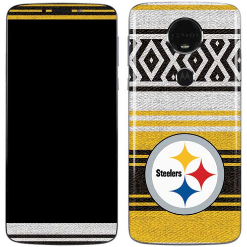 NFL Pittsburgh Steelers Trailblazer Moto E5 Plus Skin