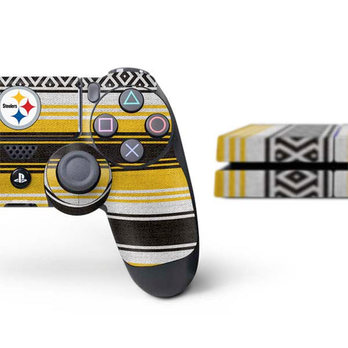 NFL Pittsburgh Steelers Trailblazer PS4 Console and Controller Bundle Skin