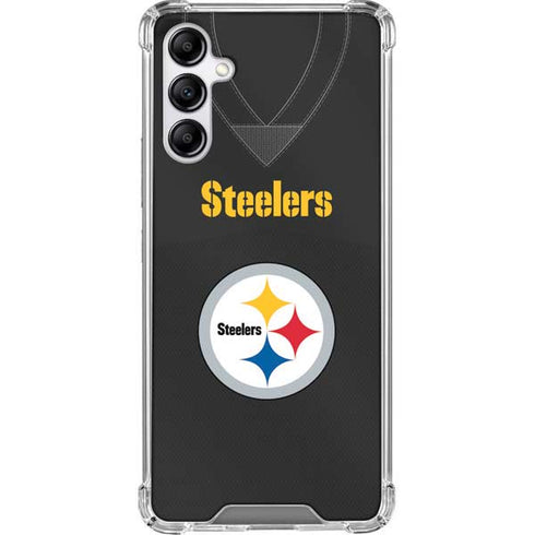 NFL Pittsburgh Steelers Team Jersey Galaxy A14 5G Clear Case