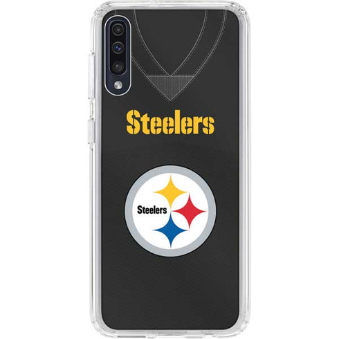 NFL Pittsburgh Steelers Team Jersey Galaxy A50 Clear Case