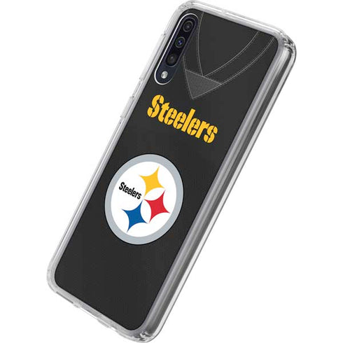 NFL Pittsburgh Steelers Team Jersey Galaxy A50 Clear Case