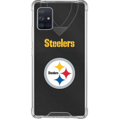 NFL Pittsburgh Steelers Team Jersey Galaxy A51 5G Clear Case