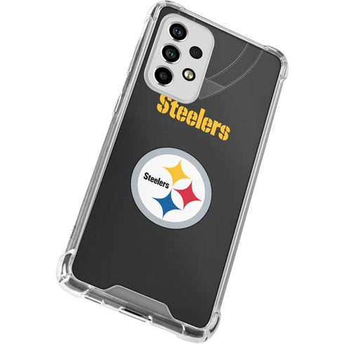 NFL Pittsburgh Steelers Team Jersey Galaxy A53 5G Clear Case