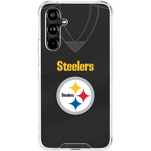 NFL Pittsburgh Steelers Team Jersey Galaxy A54 5G Clear Case