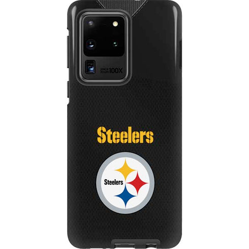 NFL Pittsburgh Steelers Team Jersey Galaxy S20 Ultra 5G Pro Case