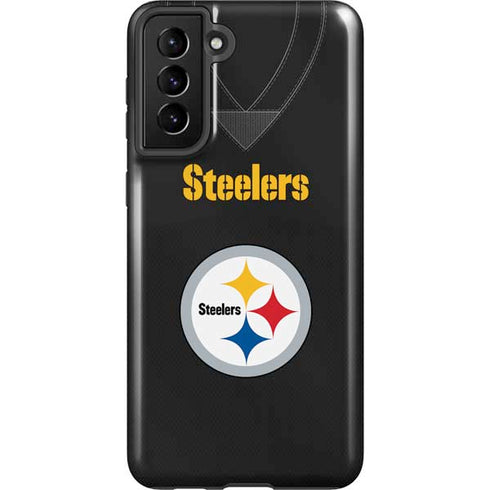 NFL Pittsburgh Steelers Team Jersey Galaxy S21 Plus 5G Pro Case