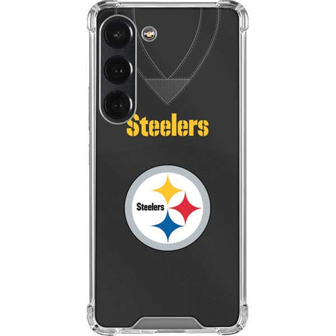 NFL Pittsburgh Steelers Team Jersey Galaxy S23 Clear Case