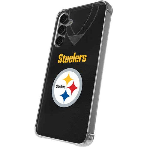 NFL Pittsburgh Steelers Team Jersey Galaxy S24 Plus Clear Case