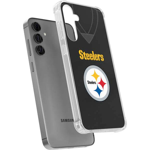NFL Pittsburgh Steelers Team Jersey Galaxy S24 Plus Clear Case