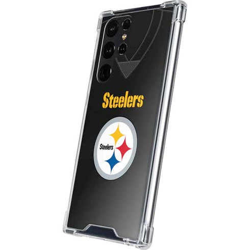 NFL Pittsburgh Steelers Team Jersey Galaxy S24 Ultra Clear Case