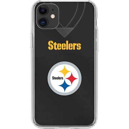 NFL Pittsburgh Steelers Team Jersey iPhone 11 Clear Case