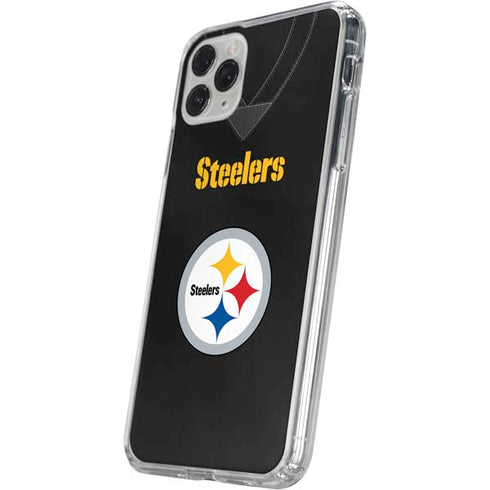 NFL Pittsburgh Steelers Team Jersey iPhone 11 Pro Clear Case