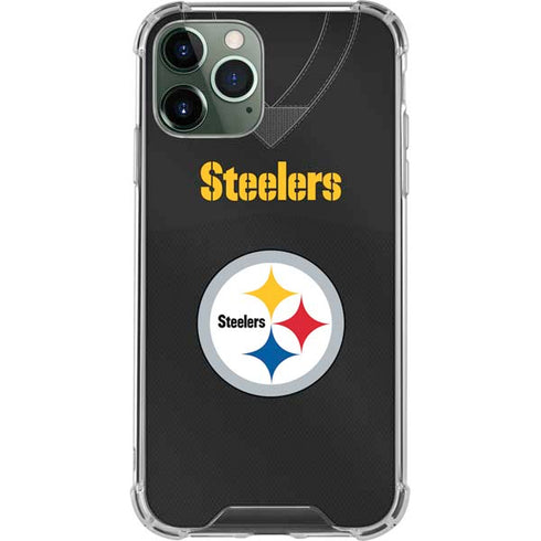 NFL Pittsburgh Steelers Team Jersey iPhone 11 Pro Max Clear Case