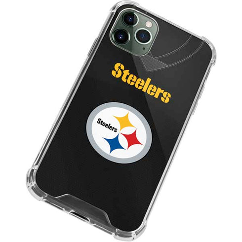 NFL Pittsburgh Steelers Team Jersey iPhone 11 Pro Max Clear Case