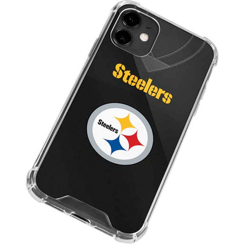 NFL Pittsburgh Steelers Team Jersey iPhone 12 Mini Clear Case