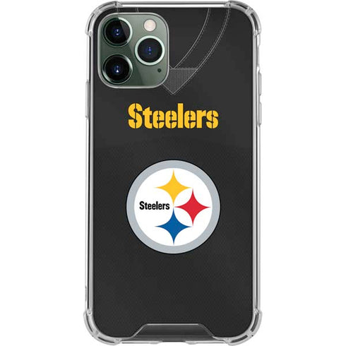 NFL Pittsburgh Steelers Team Jersey iPhone 12 Pro Clear Case