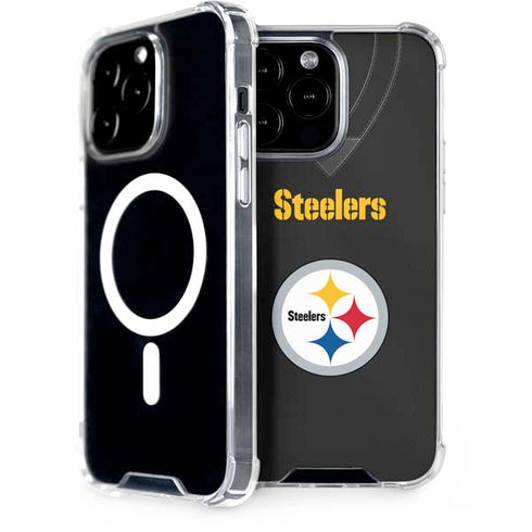 NFL Pittsburgh Steelers Team Jersey iPhone 15 Pro Max MagSafe Case