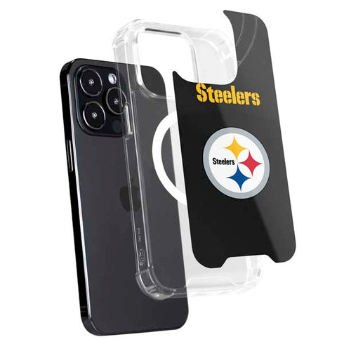 NFL Pittsburgh Steelers Team Jersey iPhone 15 Pro Max MagSafe Case