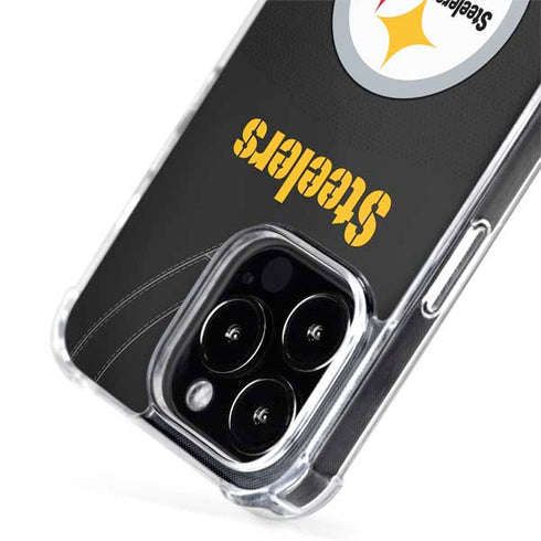 NFL Pittsburgh Steelers Team Jersey iPhone 15 Pro Max MagSafe Case
