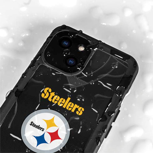 NFL Pittsburgh Steelers Team Jersey iPhone 15 Plus Waterproof Case