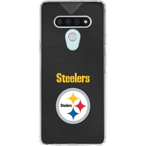 NFL Pittsburgh Steelers Team Jersey LG Stylo 6 Clear Case