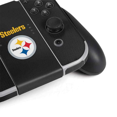 NFL Pittsburgh Steelers Team Jersey Nintendo Switch OLED (2021) Skin