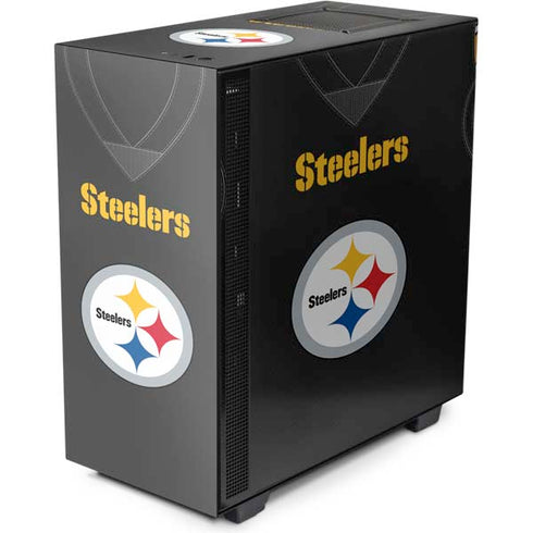 NFL Pittsburgh Steelers Team Jersey NZXT H510 Compact ATX Mid-Tower Case Skin