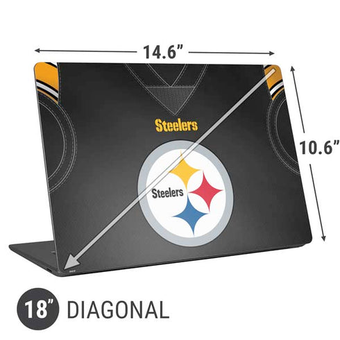 NFL Pittsburgh Steelers Team Jersey Universal Laptop 18in (14.6 x 10.6in) Skin
