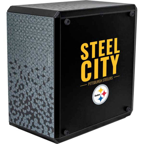 NFL Pittsburgh Steelers Team Motto Cooler Master MasterBox Q300L Mini Tower Skin