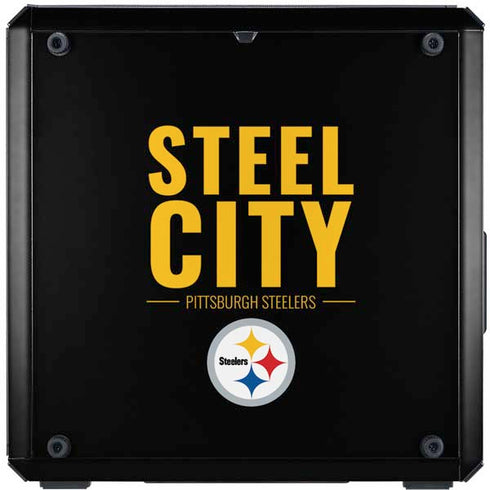 NFL Pittsburgh Steelers Team Motto Cooler Master MasterBox Q300L Mini Tower Skin