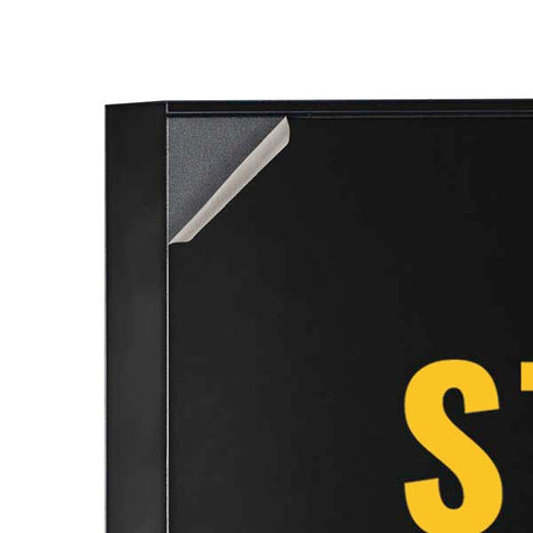 NFL Pittsburgh Steelers Team Motto Corsair 4000D Tempered Glass Mid-Tower ATX Case Skin