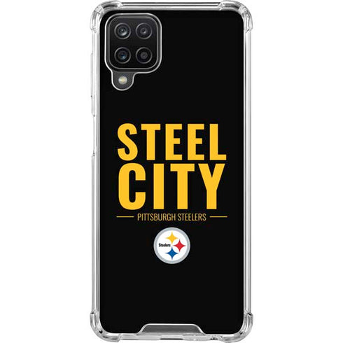 NFL Pittsburgh Steelers Team Motto Galaxy A12 Clear Case