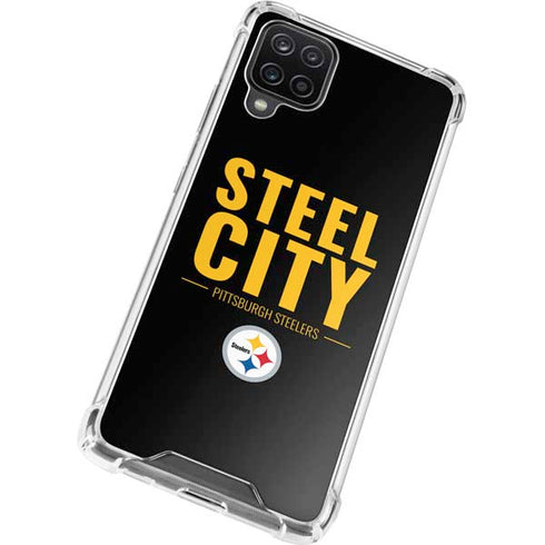 NFL Pittsburgh Steelers Team Motto Galaxy A12 Clear Case