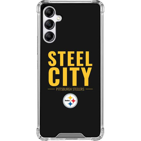 NFL Pittsburgh Steelers Team Motto Galaxy A14 5G Clear Case