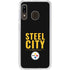 NFL Pittsburgh Steelers Team Motto Galaxy A20 Clear Case