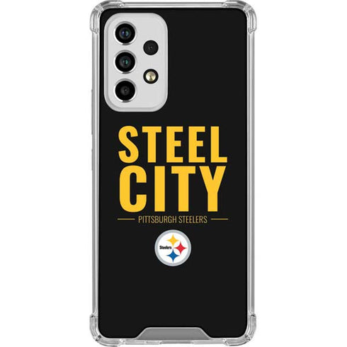 NFL Pittsburgh Steelers Team Motto Galaxy A33 5G Clear Case