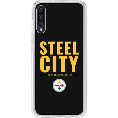 NFL Pittsburgh Steelers Team Motto Galaxy A50 Clear Case