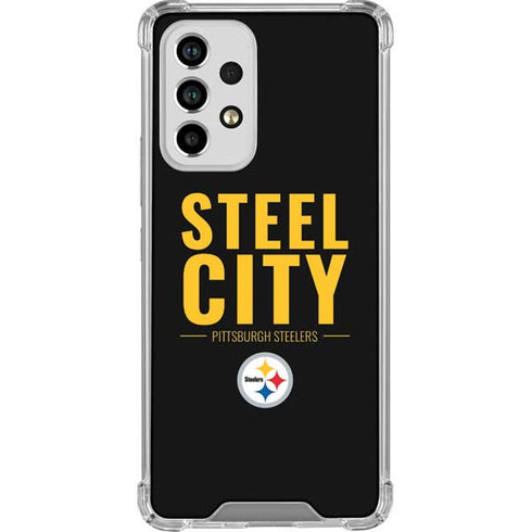 NFL Pittsburgh Steelers Team Motto Galaxy A53 5G Clear Case