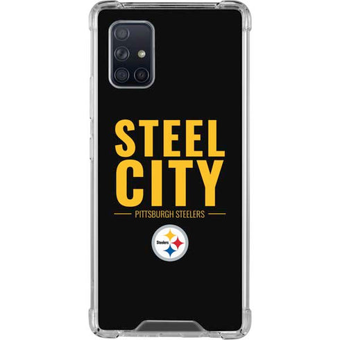 NFL Pittsburgh Steelers Team Motto Galaxy A71 5G Clear Case