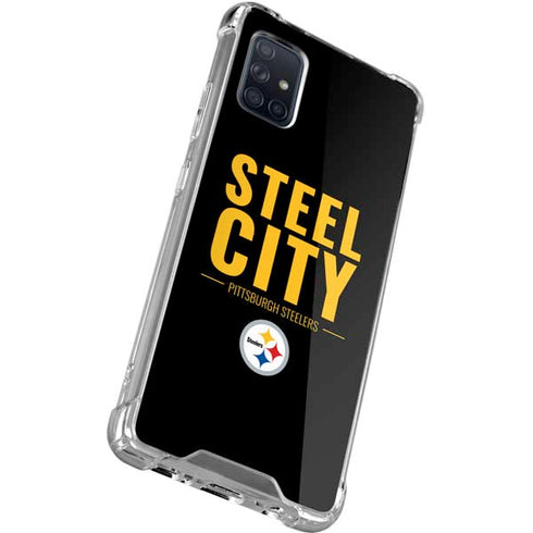 NFL Pittsburgh Steelers Team Motto Galaxy A71 5G Clear Case