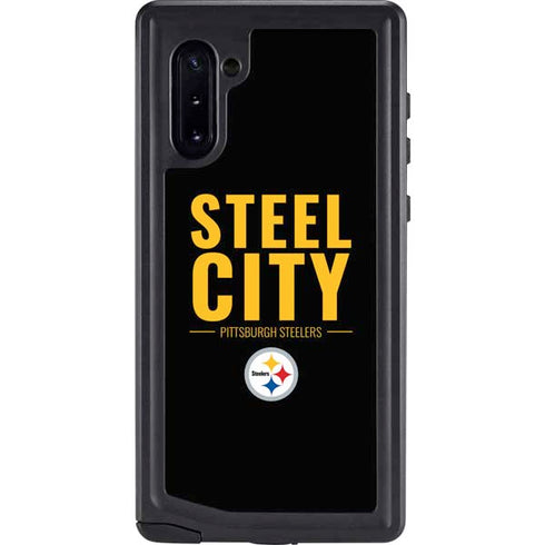 NFL Pittsburgh Steelers Team Motto Galaxy Note 10 Waterproof Case