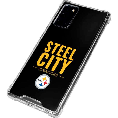 NFL Pittsburgh Steelers Team Motto Galaxy Note20 5G Clear Case