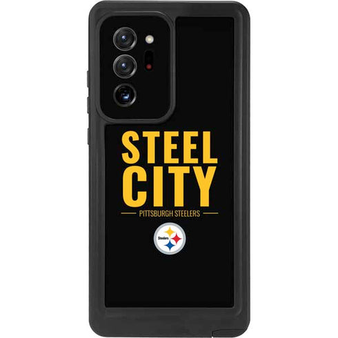 NFL Pittsburgh Steelers Team Motto Galaxy Note20 Ultra 5G Waterproof Case