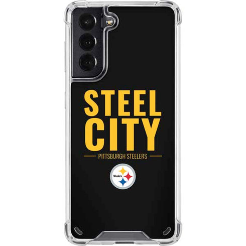 NFL Pittsburgh Steelers Team Motto Galaxy S21 5G Clear Case